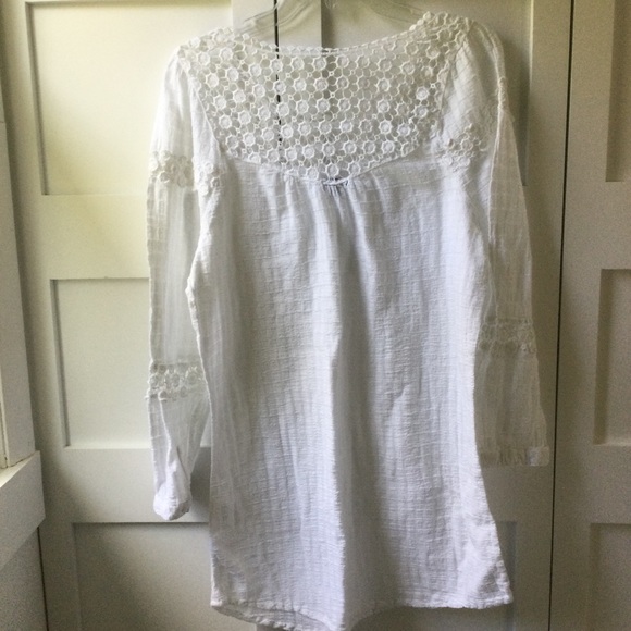 Gauzy White Swim Cover Dress - Picture 2 of 7